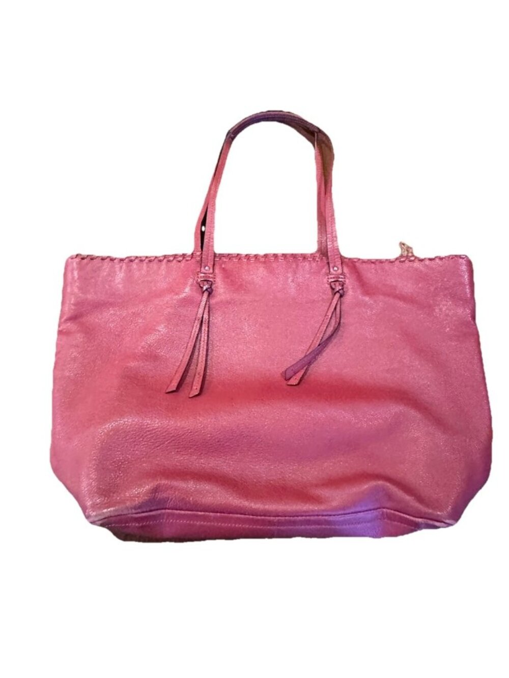 Cole Haan Leather Satchel Red Handbag